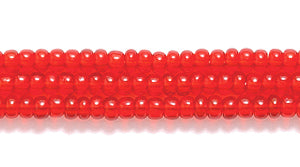 11SB244R: CZ Seed Bead Trans Ruby 11/0-1HK