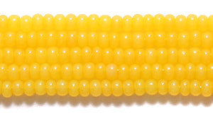 11SB922R: CZ Seed Bead Silk Bright Yellow 11/0-1HK