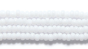 11SB112-CR: CZ Seed Bead True Cut Op White 11/0-1HK