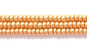 11SB854R: CZ Seed Bead Metallic Gold 11/0-1HK