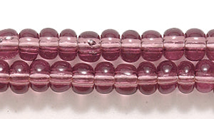 6SB298R: CZ Seed Bead Trans Amethyst 6/0-6STR