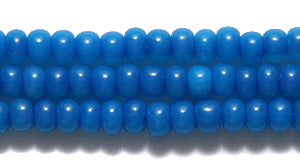 8SB976R: CZ Seed Bead Silk Bright Blue 8/0-1HK
