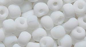 5SK112-MR: Japanese MED Opaque White Matte 5/0 50GM