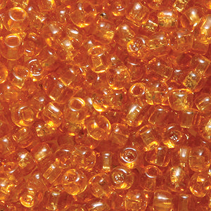 8SV254-3R: Vin VEN TRNS Raw Sienna #3 SQ-HOLE 8/0 50GM