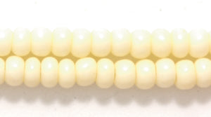 6SB150R: CZ Seed Bead Opaque Bone Effect 6/0-6STR