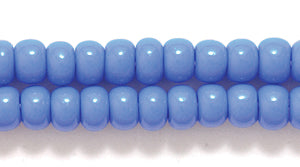 6SB172R: CZ Seed Bead Opaque LT Blue 6/0-6STR