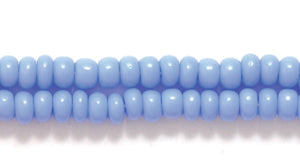 8SB170R: CZ Seed Bead Opaque Powder Blue 8/0-1HK