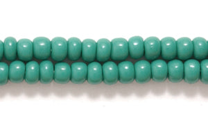8SB186R: CZ Seed Bead Opaque DK Green 8/0-1HK