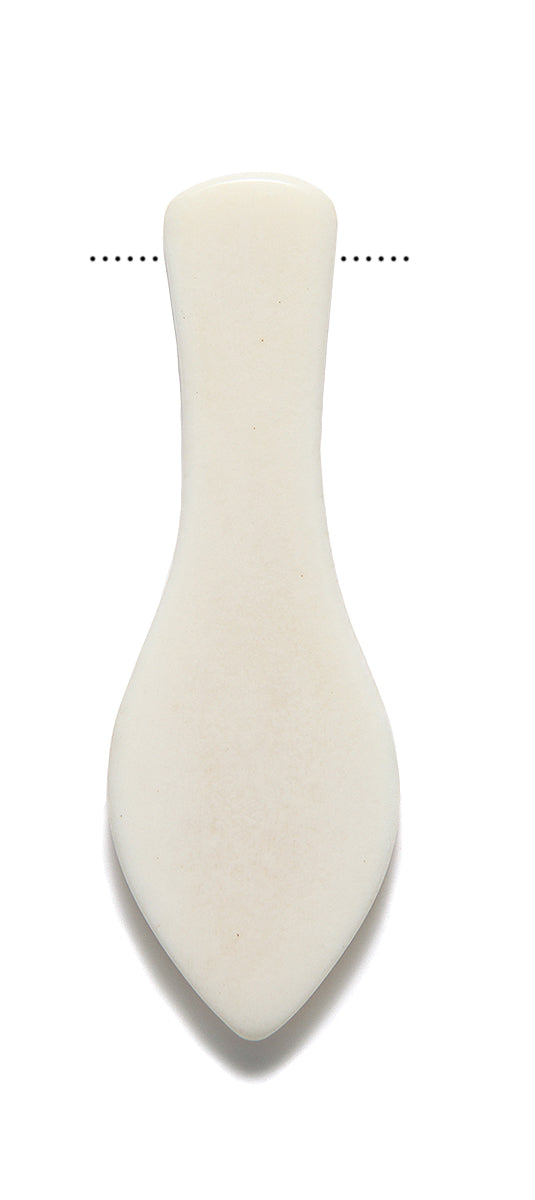 BN296-3: Bone Paddle 3 Inch 1 Piece