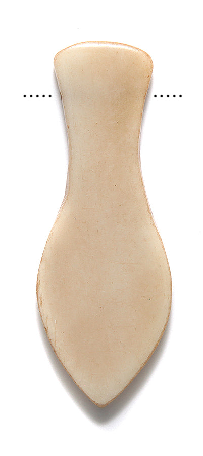 BN296-25AN: Bone Paddle Antique 2.5 Inch 3 Pieces