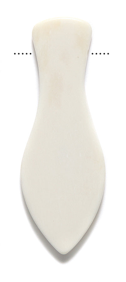 BN296-25: Bone Paddle 2.5 Inch 3 Pieces