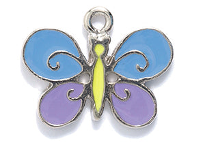 PW3243-MX: Charm Butterfly Asst Colors 17x20mm-1PC