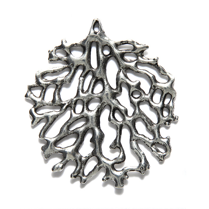 PW6501-S: Pendant Coral Ant Pewter 55mm-1PC
