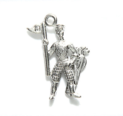 PW6452-S: Charm Golf Caddy 26mm Silver-1PC