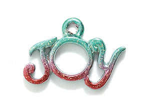 PW3120-P: Charm Joy Painted 13x19mm-1PC