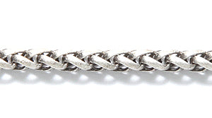 10CX9815: Chain Wheat 3mm ANT Silver 1FT