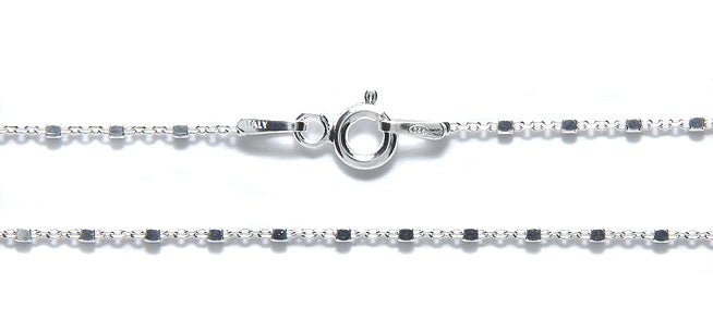 24CX810-18: Necklace Sterling 18IN