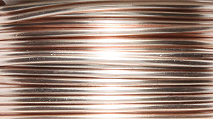 18CW852: Artistic Wire 18 Gauge Silver Plating Rose Gold 20 Feet