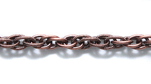 34CX6857: Chain 3mm TEXTR & Plain Rope ANT CPPR 1FT