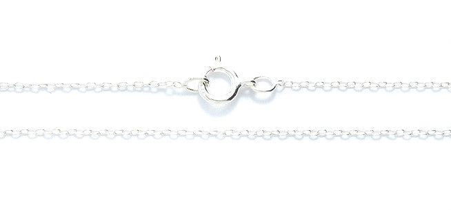 20CX810-18: Necklace SS Cable 1.82x1.37mm 18"