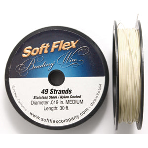 19SF150-30: Softflex Wire Bone .019 49-strand 30ft Spool