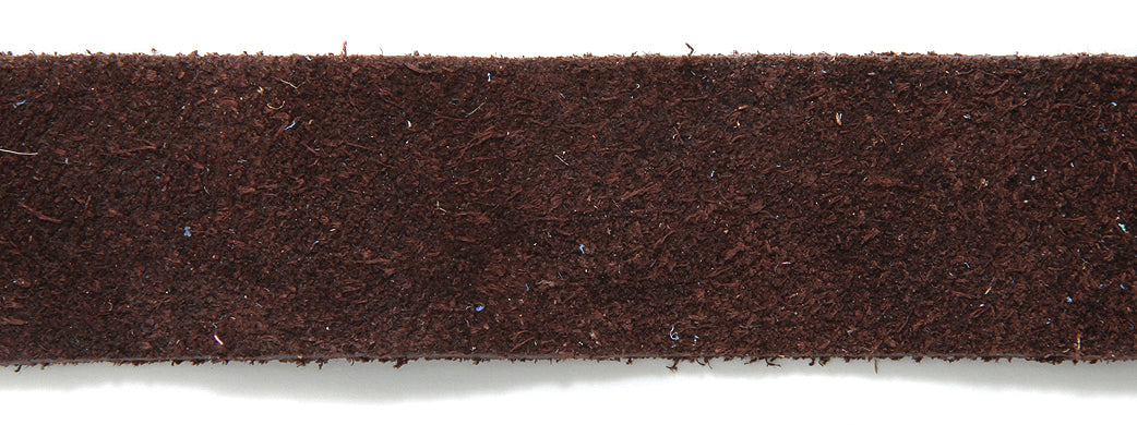 25SL159: Suede Lace Dk Brown 1 In 25mm 1YD