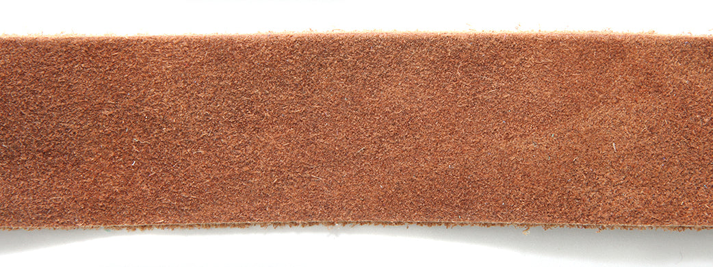 25SL154: Suede Lace Md Brown 1 In 25mm 1YD