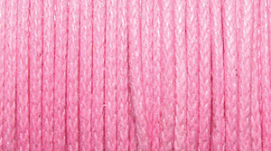 10CH193-00: Waxed Cotton Cord Pink 1mm 100MTR SP