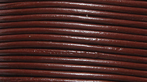 10LC155: Leather Cord Brown 1mm 25MTR