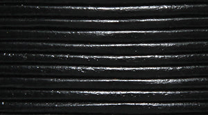 10LC109-1: Leather Cord Black 1mm 100MTR
