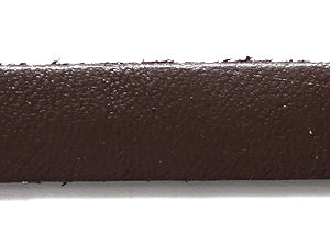 10LL158-5: Flat Leather 10mm Dk Brown 5MTR