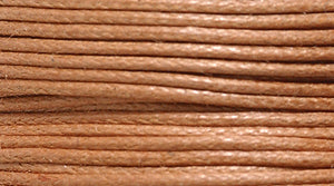 10CH158-00: Waxed Cord Dark Brown 1mm 100MTR SP/300SP