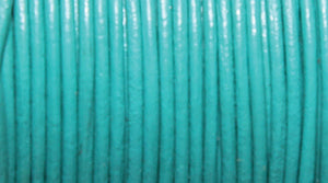 10LC165: Leather Cord Turq Blue 1mm 25MTR
