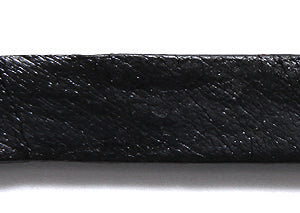 10LL109-1: Flat Leather 10mm Black 1MTR