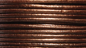 10LC855: Leather Cord Dk Bronze 1mm 25MTR