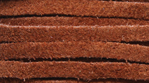 10SL154-3: Suede Lace 3mm Lt Brown 10MTR