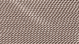 6CH105-GS: Griffin #6 Silk Cord Gray 72in With Needle - Card