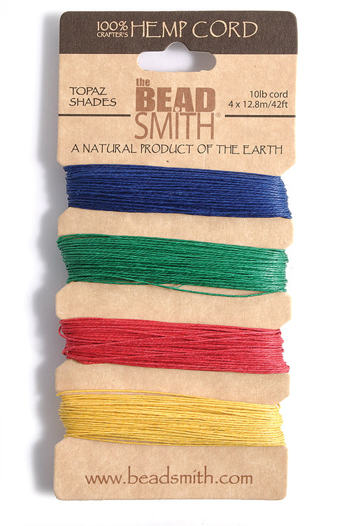 4TH525-TO: Hemp .55mm 4 Color Primary 10lb 42 Ft Ea