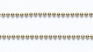 1CX1858-D: Ball Chain Diamond Cut 1mm ANT Brass 1FT