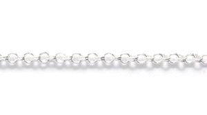 98CX812: Chain Cable 1.8MM DBL LNK Silver 1FT