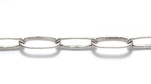 CX160-AS: Chain RECT Paperclip 7.9x2.3 ANT SPL 1FT