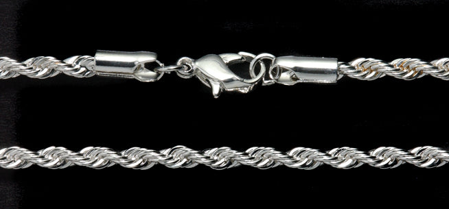CX5001-18: Neck Chain Twist Rope 3mm 18IN