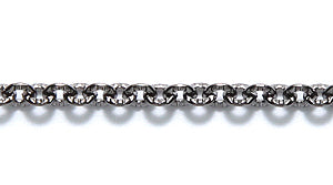 96CX2809: Chain Cable 2.7x2.8mm TEXTR GNMTL 1FT