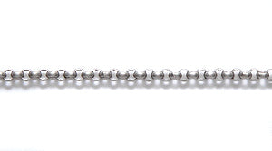 72CX815: Chain Rolo 1.2mm ANT Silver 1FT