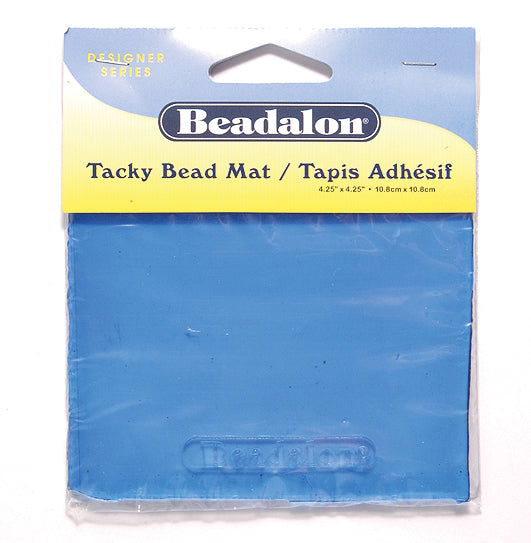 218H-200: MS65-B Beadalon Tacky Bead Mat 4x4"