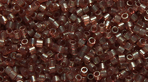 15SD353-T: DBS0102 Delica Peach Topaz Gold Luster 15/0 - 50GM