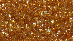 14SD7723: DB2372 Delica Fancy Lined Sunflower 11/0 - 50GM