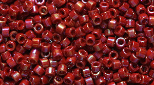 14SD346-G: DB2275 Delica Glazed Opaque Dark Red 11/0 - 50GM