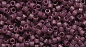 14SD195-G: DB2295 Delica Glaze Opaque Frost Plum 11/0 - 50GM
