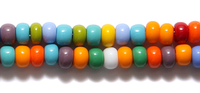 1SB100R: CZ Seed Bead Opaque Mix 1/0 - 1 STR